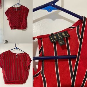 striped blouse FREE SHIPPING